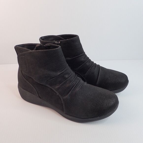 Sketchers Ankle Boots Women's SZ 11 Black Air Cooled Memory Foam SN167251 - Picture 1 of 10